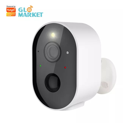Akıllı Ev PIR Hareket Algılama Kamerası Kablosuz Şarj Edilebilir Pil CCTV Kamera