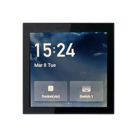 Merkezi Ekran 4 İnç Akıllı Zigbee Ağ Geçidi Ekranı Tuya Control