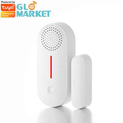 Akıllı Tuya WiFi Pencere Kapı Sensörü Ses Ve Işık Ev Güvenlik Alarmı