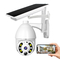4G Güneş Enerjili Kamera İki Yönlü Ses 1080P PTZ Güneş CCTV Wifi Kamera Bulut Depolama