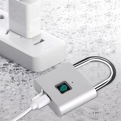 Tuya App Kontrol Akıllı Parmak İzi Asma Kilit Anahtarsız USB Kapı Bavul Çekmecesi İçin Şarj
