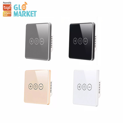 Akıllı Ev Dimmer Işık Tuya Wifi Akıllı Anahtar Kablosuz Cam Kristal Panel Dokunmatik Duvar