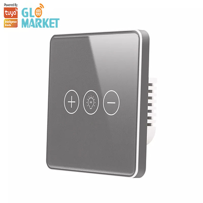 Akıllı Ev Dimmer Işık Tuya Wifi Akıllı Anahtar Kablosuz Cam Kristal Panel Dokunmatik Duvar