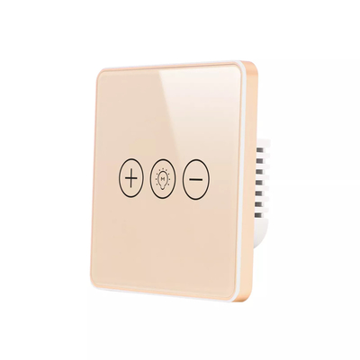 Glomarket Tuya Wifi Akıllı Dimmer Anahtarı Sesli Uzaktan Kumanda Cam Panel