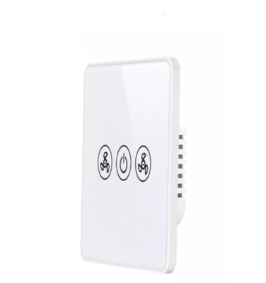 ABD Standart Duvar Fanı Uzaktan Anahtar Tuya Akıllı Wifi APP Kontrol Temperli Cam Tava