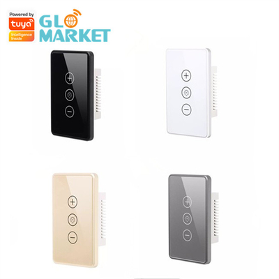Akıllı Tuya Wifi Dimmer Anahtarı Dokunmatik Ekran Alexa Google Voice Aktif Dimmer Anahtarı