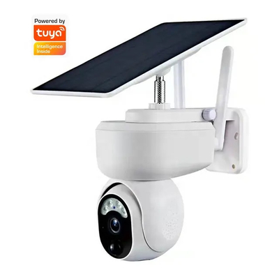 Açık Tuya Wifi Kamera 1080p İki Yönlü İnterkom Su Geçirmez Akıllı Güneş Kamerası