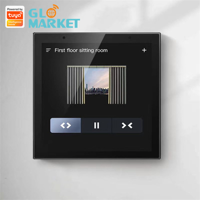 Akıllı Ev Dokunmatik Ekran Kontrol Paneli Wifi 4 İnç Müzik Sistemi Tuya Zigbee Gateway