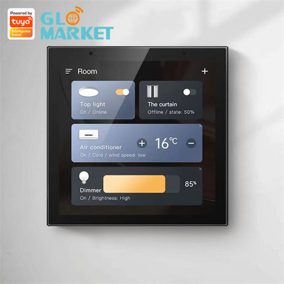 Akıllı Ev Dokunmatik Ekran Kontrol Paneli Wifi 4 İnç Müzik Sistemi Tuya Zigbee Gateway