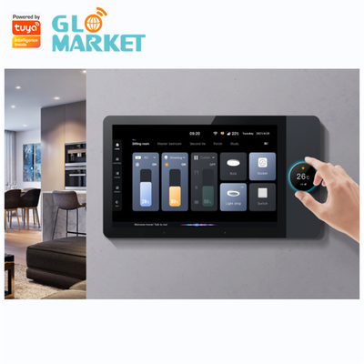 Wifi Akıllı Kontrol Paneli 7 İnç Ev Arka Plan Müzik Sistemi Tuya Zigbee Ağ Geçidi