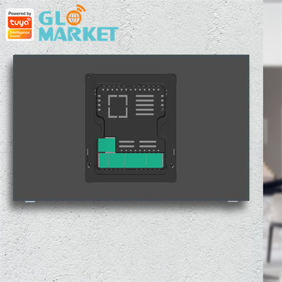 Tuya Akıllı Ev Zigbee Ağ Geçidi Wifi 7 Inç BLE Müzik Duvar Dokunmatik Ekran Akıllı Kontrol Paneli