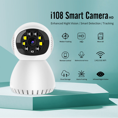 Kapalı Tuya Akıllı Mini Kamera Wifi 2.4g/5g Hareket Algılama İzleme Gece Görüşü