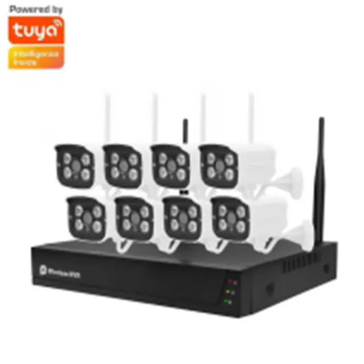 4/8 Kanal NVR Güvenlik Kameraları Ev Sistemi Ömrü ile Tuya Akıllı WiFi Kamera