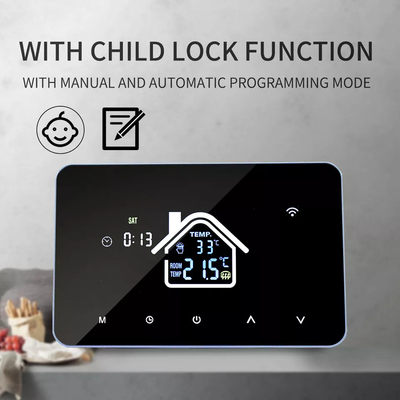 Akıllı Ev Tuya Wifi APP Kontrol Termostatı Yerden Isıtma Akıllı Sıcaklık Kontrol Cihazı