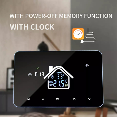 Akıllı Ev Tuya Wifi APP Kontrol Termostatı Yerden Isıtma Akıllı Sıcaklık Kontrol Cihazı