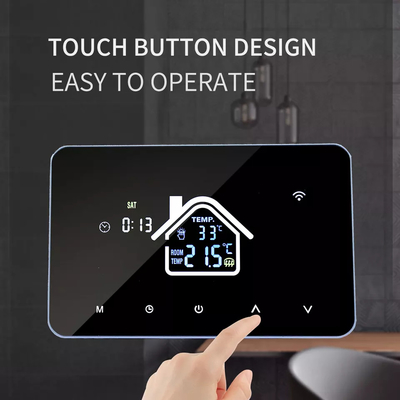 Akıllı Ev Tuya Wifi APP Kontrol Termostatı Yerden Isıtma Akıllı Sıcaklık Kontrol Cihazı
