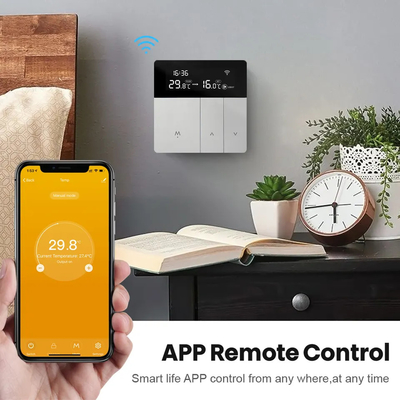 Akıllı Dijital Wifi Kablosuz Termostat Uygulama Kontrolü Kazan Isıtma İçin Akıllı Ev