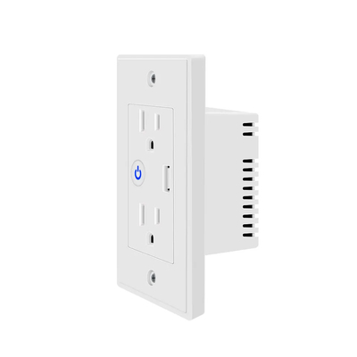 Tuya 2.4GHz Wifi Duvar Prizi Elektrik Akıllı Priz, 1 USB Bağlantı Noktalı