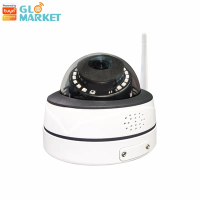 Tuya Smart 5MP WiFi NVR POE Kamera Vandalproof IR Dome IP Gözetim Kamerası
