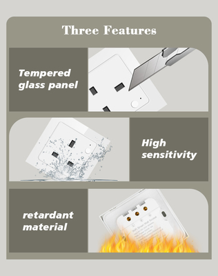 Tuya Wifi Akıllı 16 Amp Priz İngiltere Uzaktan/Sesle Kontrol Cam Panel Akıllı Elektrik Prizi