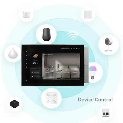 USB FHD Akıllı Ev Dokunmatik Ekran Kontrol Paneli Zigbee Ble Gateway'e Dahili