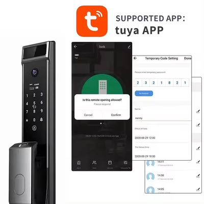 Glomarket Tuya Wifi Yüz Tanıma Akıllı Kapı Kilitli Kamera