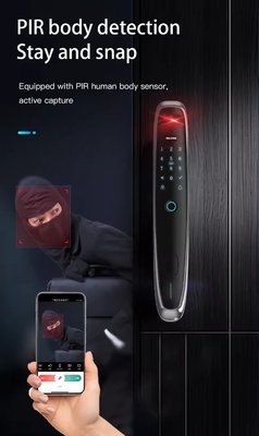 Mobil APP'nin uzaktan kilidini açmak için akıllı yüz tanıma parmak izi kilidi