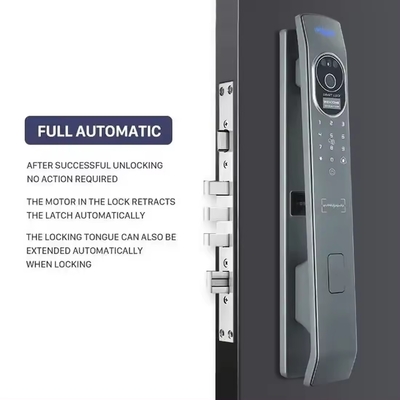 Glomarket Tuya Akıllı Kapı Kilit 3D Yüz Tanıma Otomatik Akıllı Kilitler Kamera Akıllı Biyometrik Güvenlik Kapı Kilitleri
