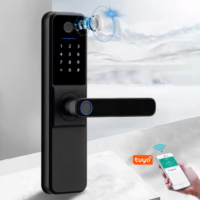 Glomarket Wifi Biometrik Elektronik Tuya Uygulama Uzaktan Akıllı Kilit Akıllı Parmak izi Kapı Kilit Kedinin Gözüyle