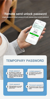 Glomarket Wifi Biometrik Elektronik Tuya Uygulama Uzaktan Akıllı Kilit Akıllı Parmak izi Kapı Kilit Kedinin Gözüyle