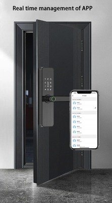 Glomarket Tuya Akıllı Kapı Kilitli Yatak Odası Ev Dijital Biometrik Parmak izi Akıllı El Elektronik Kilitler