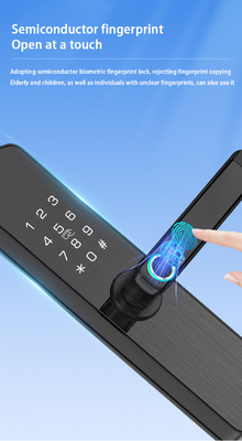 Glomarket Tuya Akıllı Kapı Kilitli Yatak Odası Ev Dijital Biometrik Parmak izi Akıllı El Elektronik Kilitler