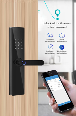 Glomarket Tuya TTlock Parmak izi Dijital Şifre Daire Ev Odası Cerraduras Inteligentes Güvenlik Akıllı Ahşap Kapı Kilit