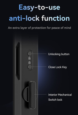 Glomarket Tuya 3d Face Cerradura Akıllı Otomatik Elektrikli Wifi Kamera Parmak izi Dijital Akıllı Kapı Kilit
