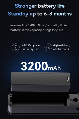 Glomarket Tuya 3d Face Cerradura Akıllı Otomatik Elektrikli Wifi Kamera Parmak izi Dijital Akıllı Kapı Kilit