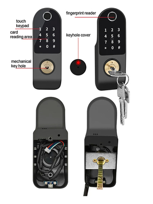 Glomarket Tuya Su geçirmez Dijital TTLock Uzaktan Kilit Açma Çift taraflı Parmak izi Akıllı Kilit