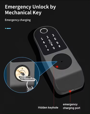 Glomarket Tuya Su geçirmez Dijital TTLock Uzaktan Kilit Açma Çift taraflı Parmak izi Akıllı Kilit