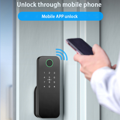 Glomarket Dışarıdaki Elektronik Akıllı Parmak izi Şifresi Dijital Kilit Tuya Ttlock Akıllı Kapı Kilit