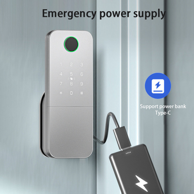 Glomarket Dışarıdaki Elektronik Akıllı Parmak izi Şifresi Dijital Kilit Tuya Ttlock Akıllı Kapı Kilit