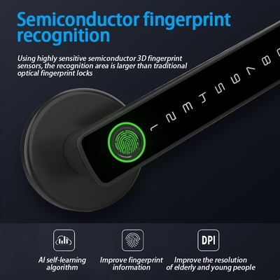 Glomarket Tuya Ble Akıllı Kilit Güvenlik Elektronik Anahtarsız Akıllı Kapı Talimi Kilit İç Oda Kilit