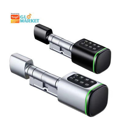 Glomarket Tuya Ttlock Akıllı Dijital Anahtarsız Kapı Kilitli Silindir Kombine Şifresi &amp; Kart Elektronik Kilitli Silindirler Akıllı Kilit