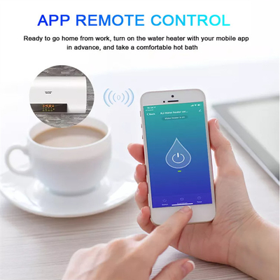 Glomarket Tuya Akıllı Cam Dokunma Düğmesi Wifi Akıllı Kazan Değiştiricisi Alexa Ses Kontrolü AB Standart Su Isıtma Değiştiricisi