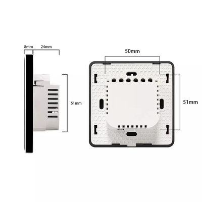 Akıllı Perde Değiştiricisi WiFi/Zigbee Ses Kontrolü Google Asistan Akıllı AB Standart Dokunmatik Ekran Değiştiricisi APP Garaj Kapısı Değiştiricisi