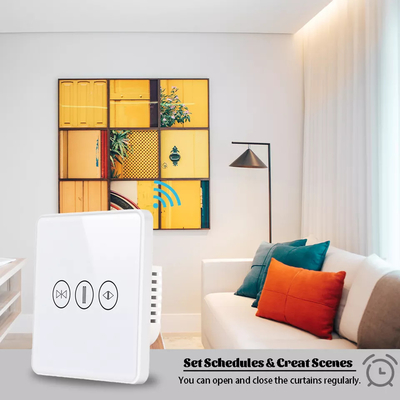 Akıllı Perde Değiştiricisi WiFi/Zigbee Ses Kontrolü Google Asistan Akıllı AB Standart Dokunmatik Ekran Değiştiricisi APP Garaj Kapısı Değiştiricisi