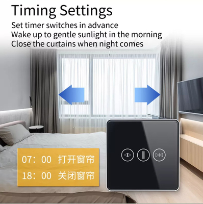 Akıllı Perde Değiştiricisi WiFi/Zigbee Ses Kontrolü Google Asistan Akıllı AB Standart Dokunmatik Ekran Değiştiricisi APP Garaj Kapısı Değiştiricisi