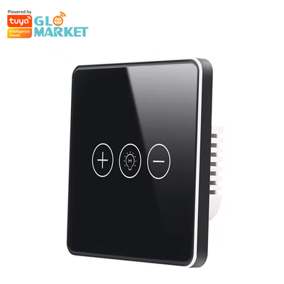 Glomarket Tuya Wifi Akıllı Anahtar Kablosuz Cam Kristal Panel Dokunmatik Duvar Akıllı Anahtar Akıllı Ev Için Dimmer Wi-fi Işık