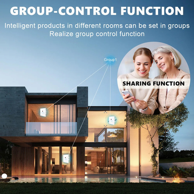 Glomarket Tuya Wifi Fan Light Switch Touch 3 In 1 Switch 5 Hız Düzenleme Tavan Fan Switch For Alexa Google Home