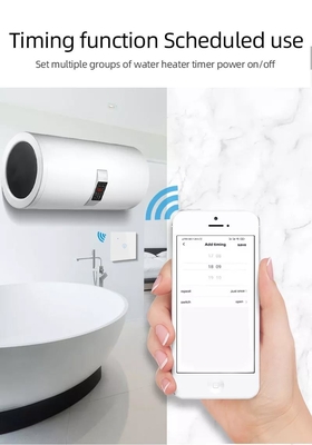 Glomarket Akıllı Ev Uzaktan Sesli Kontrol Dokunmatik Panel Su Isıtması Değiştiricisi Tuya Kablosuz Wifi Kazan Değiştiricisi