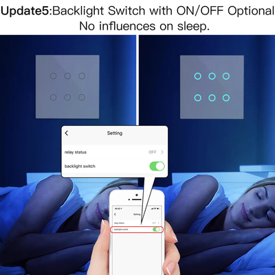 Glomarket Akıllı Wifi Brezilya 118*124 Değiştirici Google Alexa Asistanı Tuya Akıllı Işık Değiştiricisi ile Çalışın Ev İçin