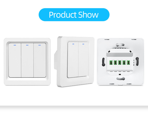 Glomarket Tuya WiFi Zigbee Akıllı Işık Değiştiricisi Düğme Duvar Değiştiricisi 1/2/3 Çeteler Alexa ile çalışmak Google Ana Sayfa